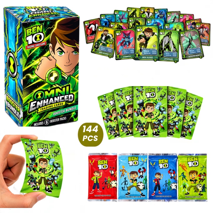 Ben 10 Trading Cards full product display