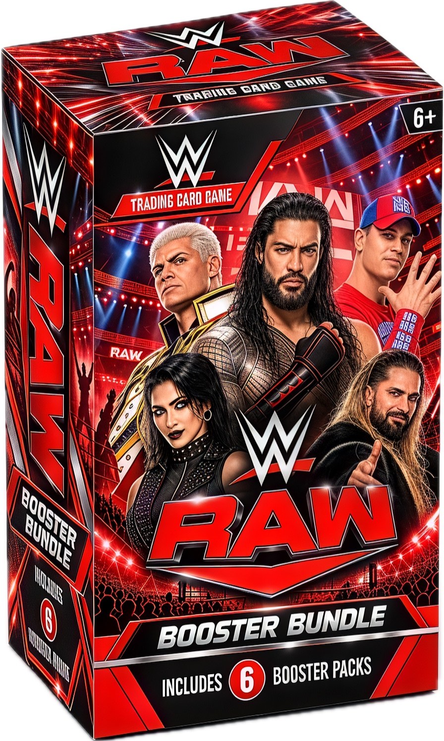 CN New Addition trading card box design 2: WWE RAW TRADING CARDS