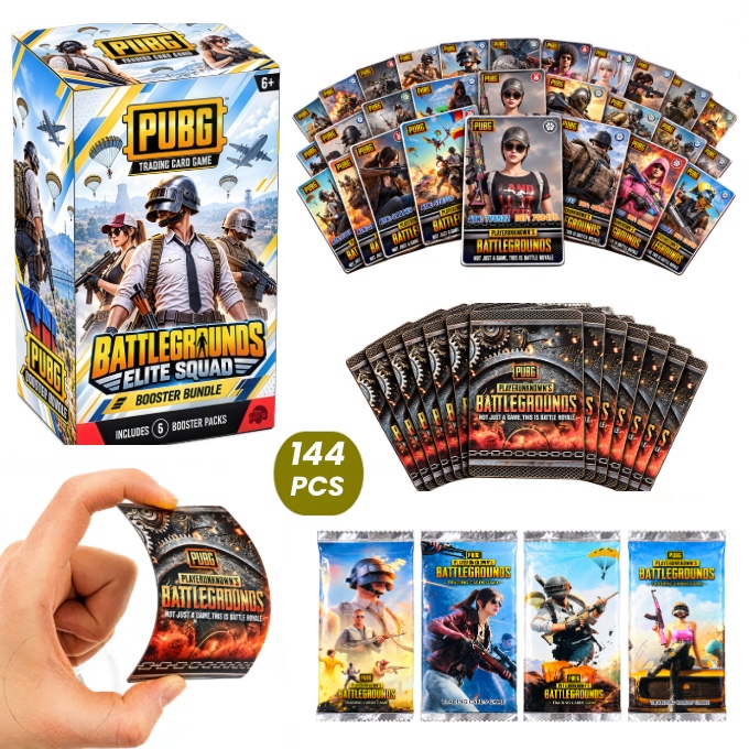 PUBG Trading Cards full product display